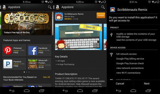 Descargar aplicaciones Samsung de Amazon Store