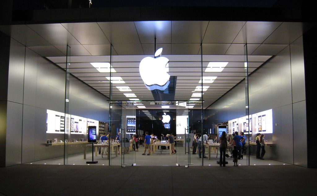 Tome iPad a Apple Store