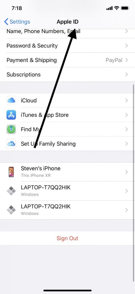 Cambiar el correo electrónico de ID de Apple
