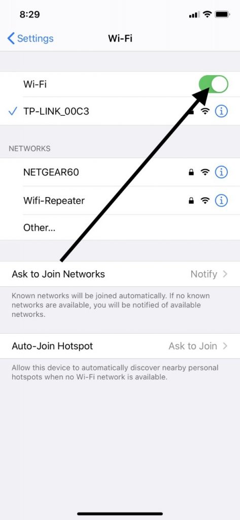 Verifique la configuración si el iPad no se conectará a Wi-Fi