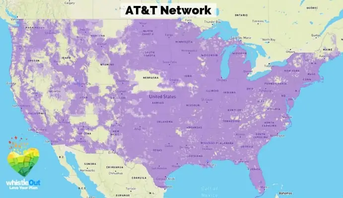 Cricket utiliza la red de cobertura de AT&T
