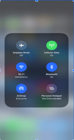Configurar el punto de acceso desde el centro de control