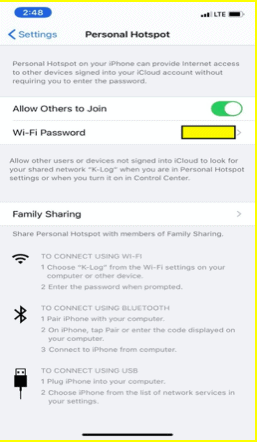   Punto de acceso personal en iPhone más nuevo