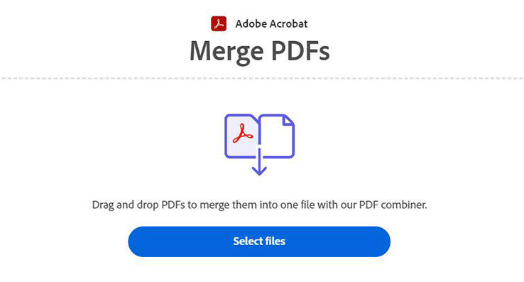 Cómo combinar archivos PDF en iPhone a través de Adobe Tool