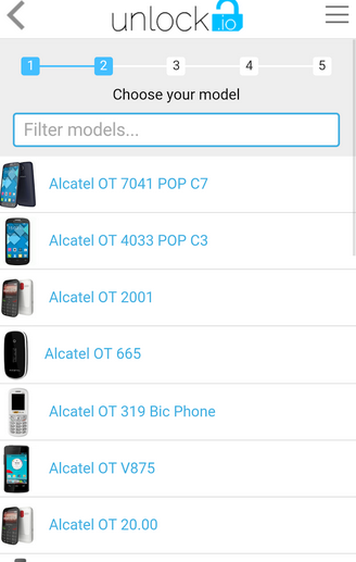 Desbloquee el bloqueo SIM con TCL Alcatel Carrier