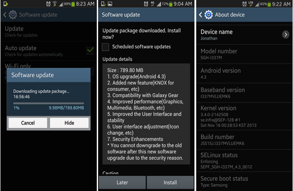 Actualizar firmware de Android