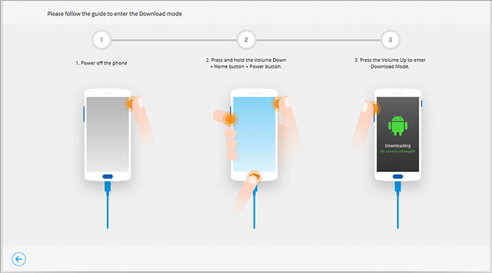 Ponga Galaxy S4 en modo de descarga