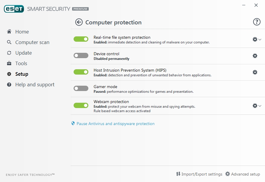 Deshabilitar el software antivirus