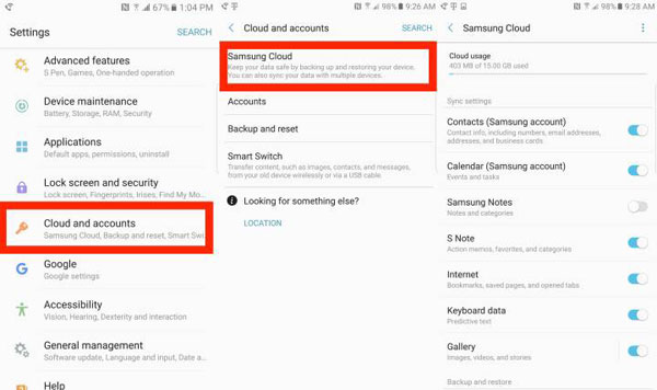 ¿Cómo recupero los archivos eliminados en Android con Samsung Cloud?