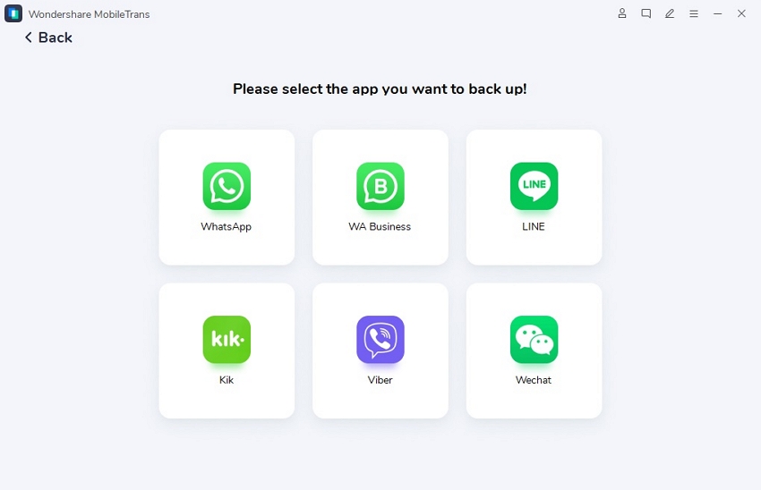 Chat de línea de respaldo a través de Mobiletrans
