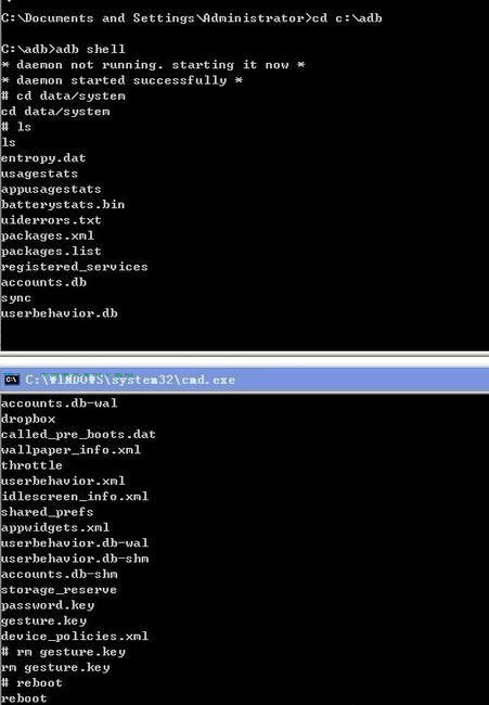 Desbloquee la pantalla rota del teléfono en Android con ADB