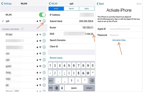 Desbloquee iPad sin ID de Apple a través de DNS