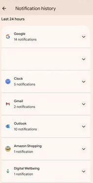 recuperar notificaciones eliminadas configuración de samsung