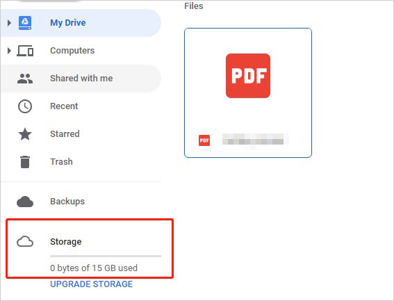 Recupere los datos de Samsung dañado por el agua que no se enciende a través de Google Drive