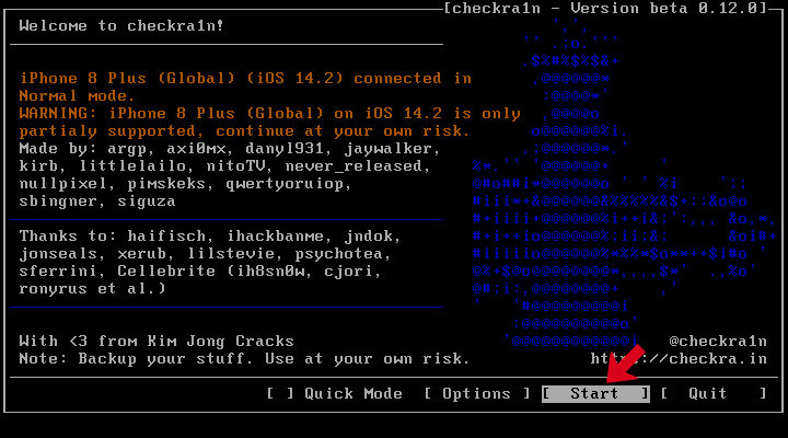 Checkra1n start button.jpg