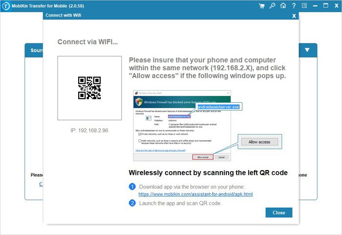 Establecer conexión WiFi
