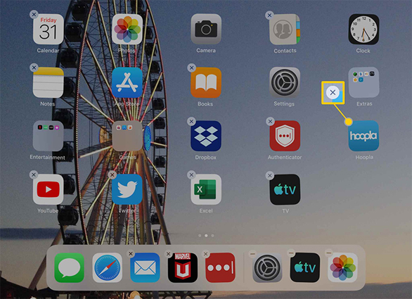 Eliminar aplicaciones no utilizadas en iPad