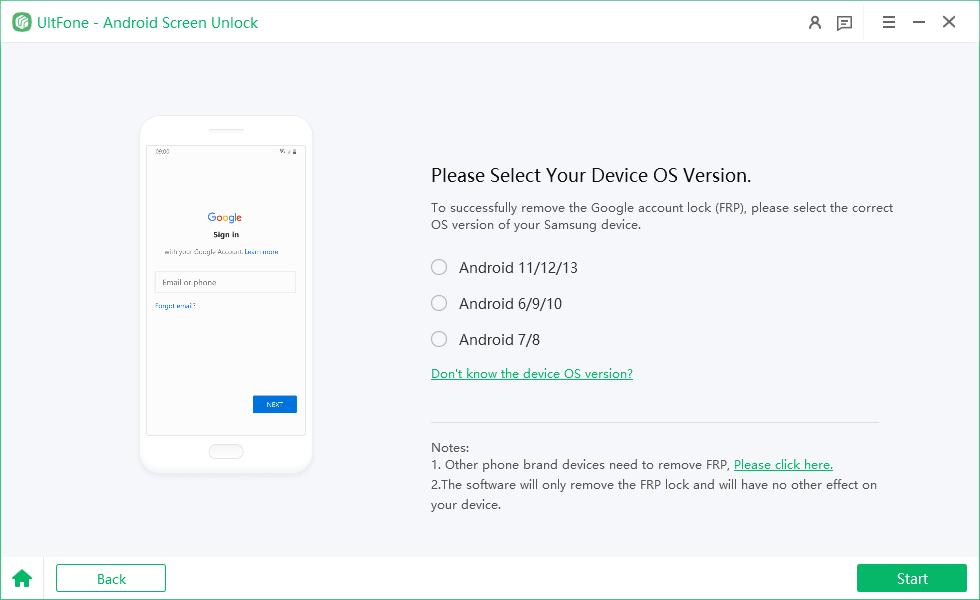 Evitar Google Lock