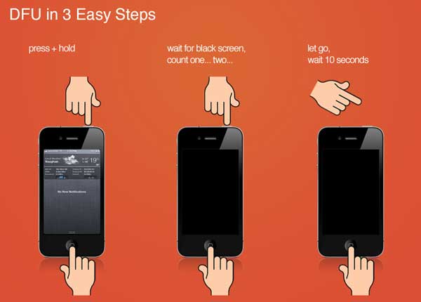 Restaurar iPhone en modo DFU