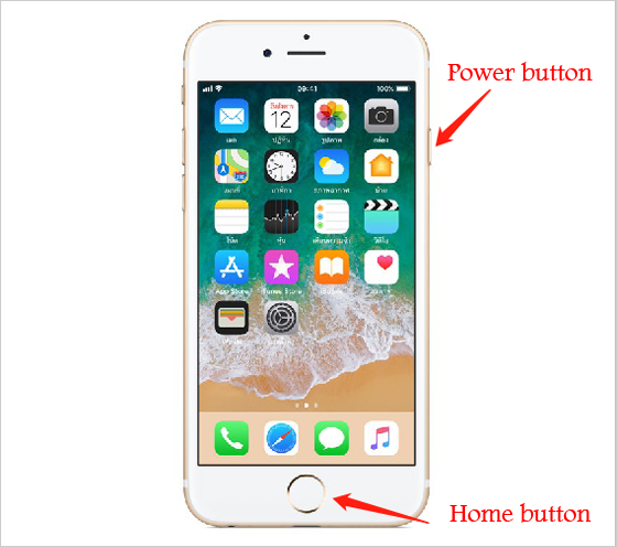forzar reiniciar iPhone para arreglar la pantalla gris de iPhone