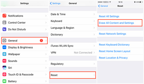 Borra tu iPhone antes de recuperar videos eliminados