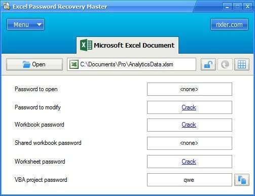 Excel Contraseña Recuperar