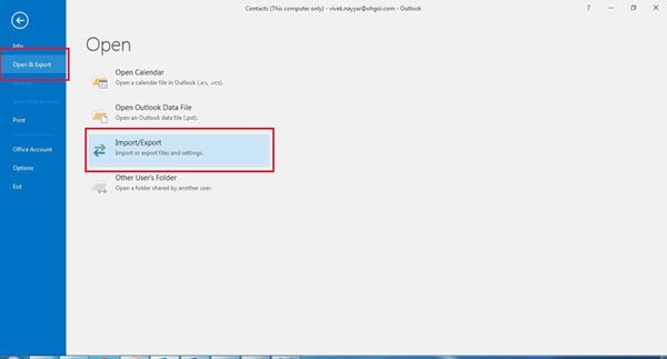 Inicie Outlook en su computadora