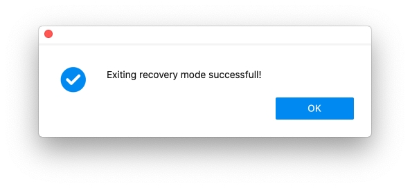     Salir del modo de recuperación