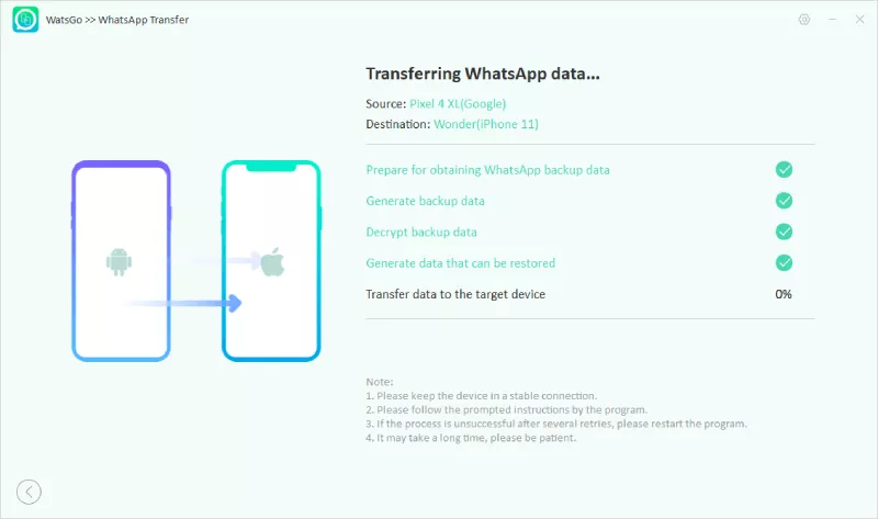 Generar una copia de seguridad de Whatsapp