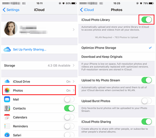 Descargar imágenes de iPad a SD Tarjeta con iCloud
