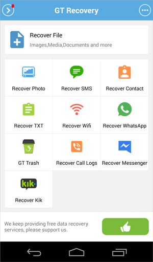 Android de recuperación de mensajes de texto como Undeleter