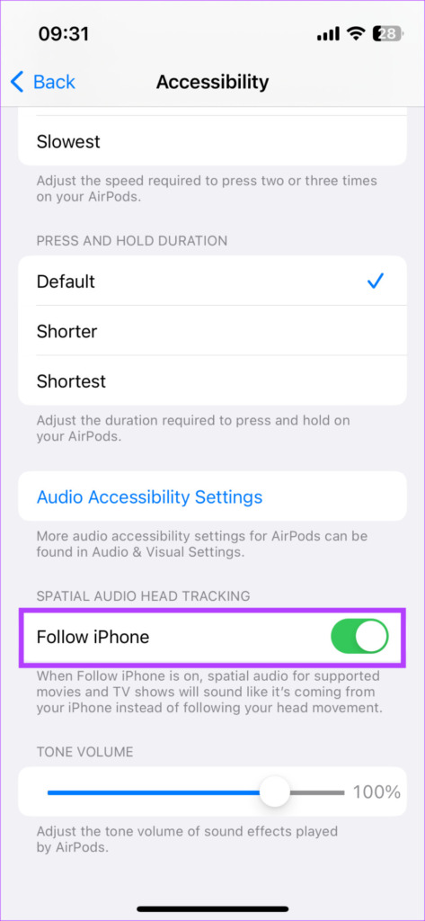 ¿Por qué el audio espacial no está disponible en mi iPhone?