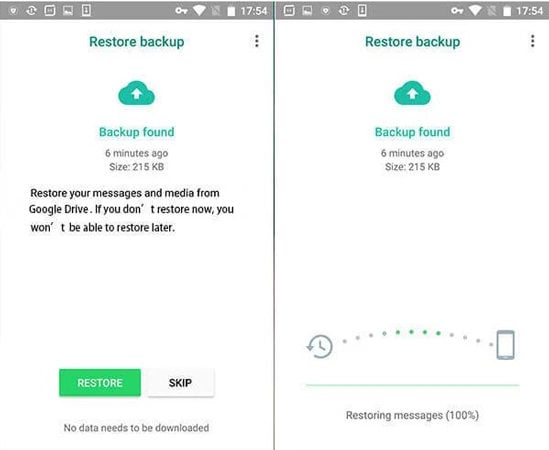 Transfiera las pegatinas de WhatsApp al nuevo teléfono Android