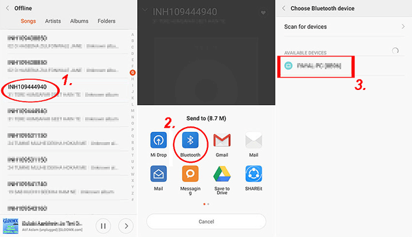 Transfiera archivos de Lenovo a PC a través de Bluetooth