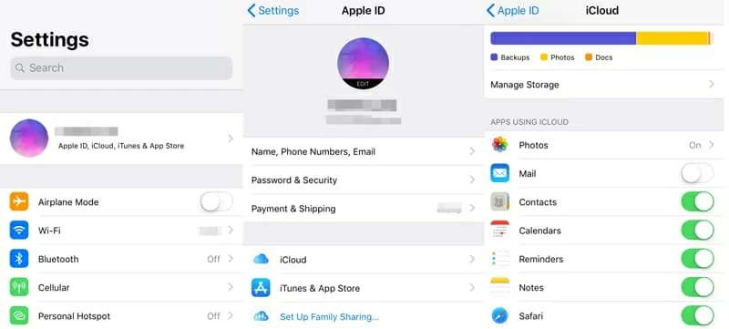 recuperar notas de iPhone X perdidas de iCloud
