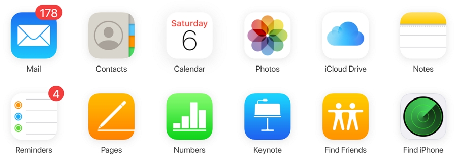 Visite iCloud.com