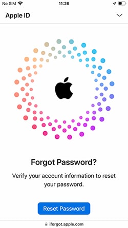 Olvidé la contraseña de ID de Apple de Apple