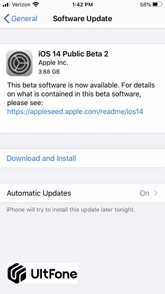 Descargar e instalar la actualización de iOS