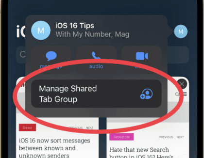 Ios 16 safari tab groups not working.png