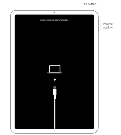 Modo de recuperación iPad