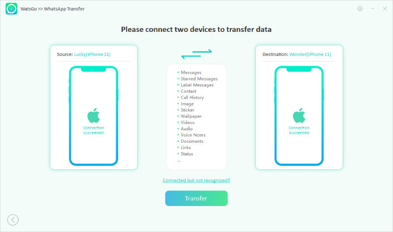 Conectar dispositivos iOS