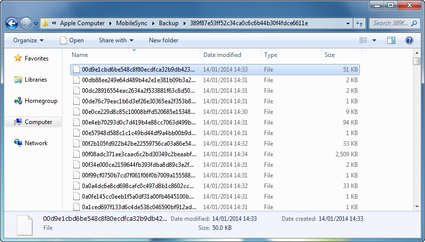 copias de seguridad de iTunes en PC