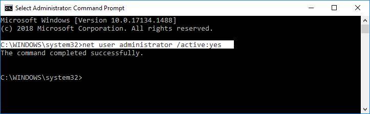 Iniciar sesión como Administrador Windows 10