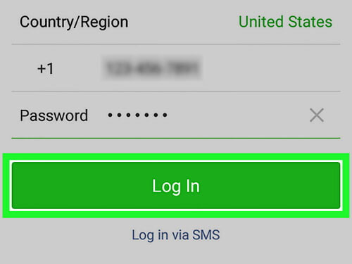 Login wechat with sms.jpg