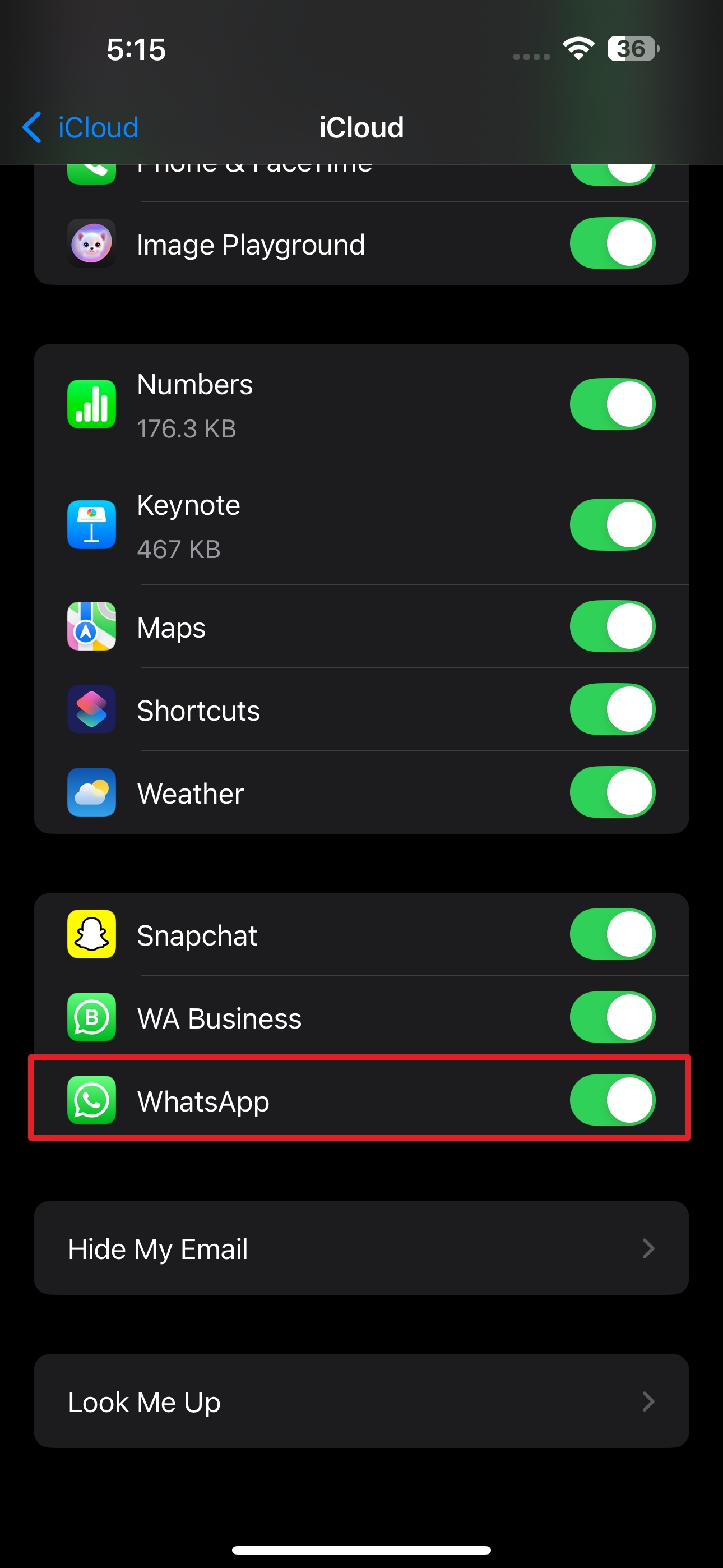 Copia de seguridad de Whatsapp en iCloud