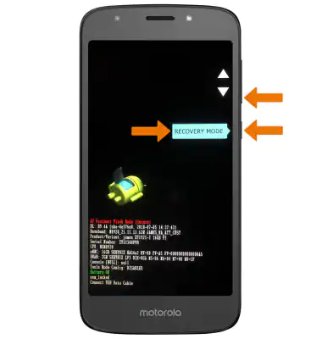 MOTOROLA ENTRAR Modo de recuperación