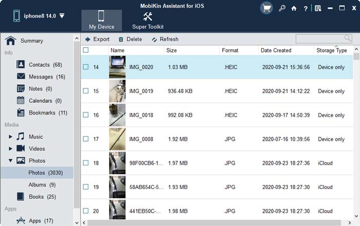 Cómo transferir múltiples fotos de iPhone a Mac a través del asistente para iOS