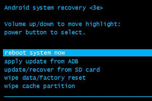 Sistema de reinicio en Android