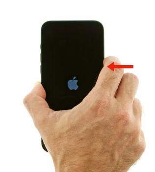   Hard Reiniciar iPhone cuando los mensajes de iPhone desaparecieron