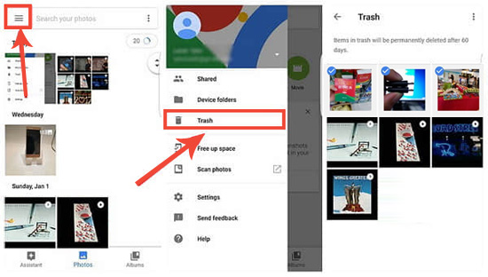 Recupere los datos del teléfono Android sin root usando Google Photos